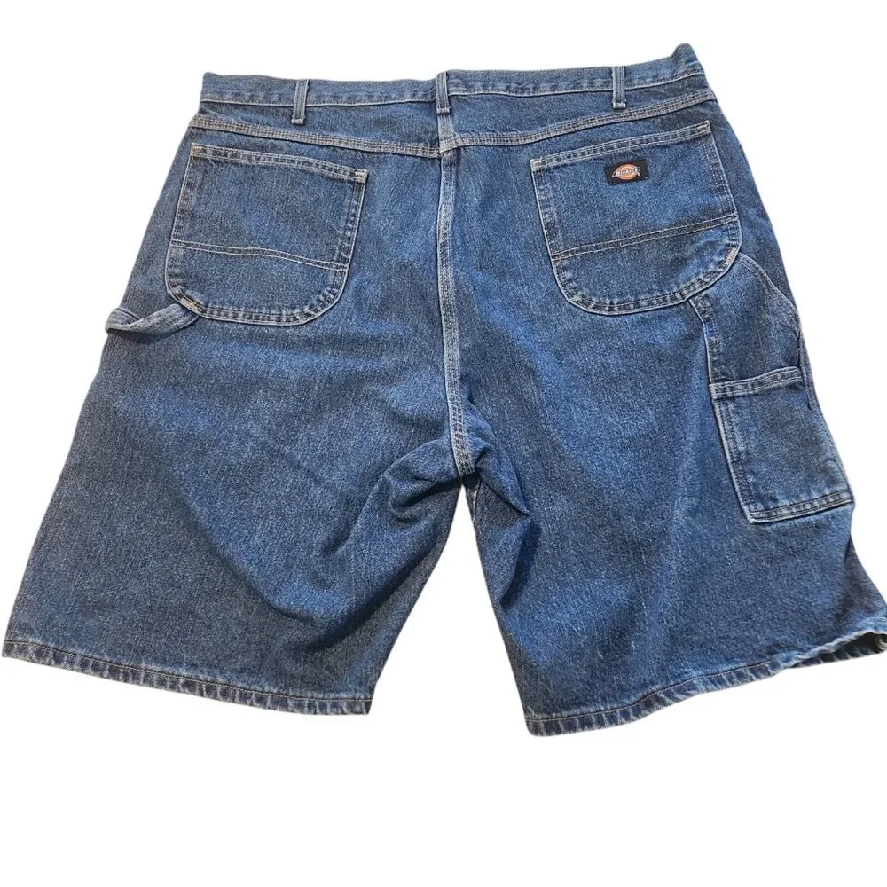Dickies Denim Carpenter Shorts Relaxed Fit Stretch Skater Mens Size‎ 42 EUC